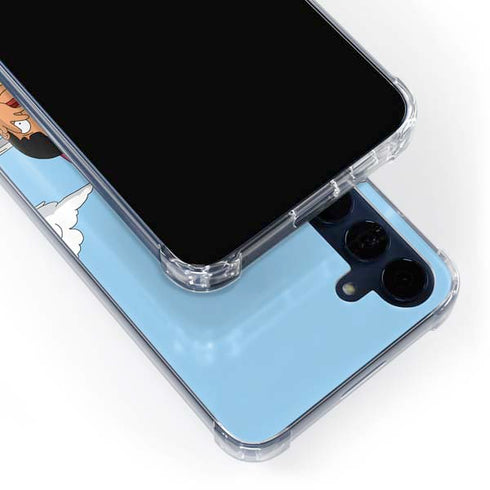 Bobs Burgers Roller Coaster Galaxy A35 5G Clear Case